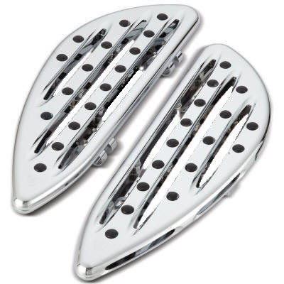 Arlen Ness Deep Cut Driver Floorboards Chrome P-3010