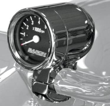 Baron Bullet Tachometer for 1" Bars BA-7570-01