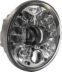 Custom Dynamics Indian Adaptive LED Headlamp Chrome PB-7A-IND-C