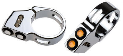 Joker 41mm Rat Eye LED Fork Tube Turn Signals 05-200-2C