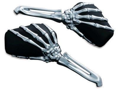 Kuryakyn Skeleton Bi-Colored Hand Mirrors 1759